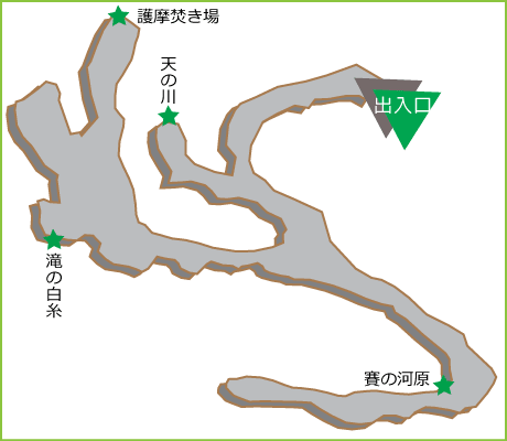 宇津野洞窟洞内図